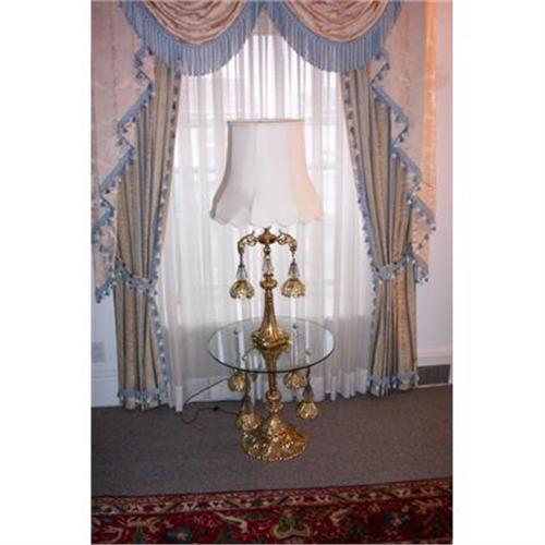 hollywood regency floor lamp
