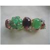 Image 1 : VINTAGE 20 CTS.EMERALDS/GEM-SET BRACELET #2220109