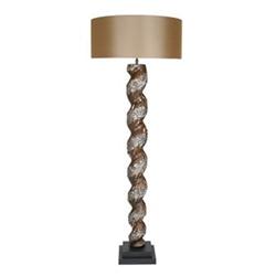 18thc. Italian filigree column floor lamps #2220421