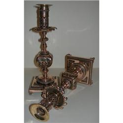 Magnificent Pair Antique Candlesticks #2220594