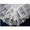 Image 1 : FANTASTIC TAMBOUR LACE WEDDING HANKY #2226312