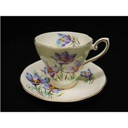 Royal Grafton CUP & SAUCER - MANITOBA CROCUS #2226329