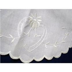ANTIQUE EMBROIDERY - HEARTS AND FLOWERS #2226388