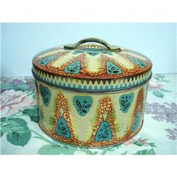 LOVELY VINTAGE TIN BOX - RARE & COLORFUL #2226400