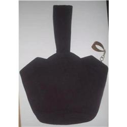 Art Deco Black Passementerie Corde Handbag #2226494
