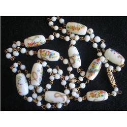 Art Deco Venetian Glass Flapper Necklace #2226551