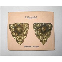 Art Deco Duette Dress Clips or Fur Clips #2226576