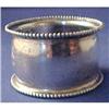 Image 1 : Stunning BEADED STERLING SILVER NAPKIN RING #2226601