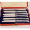 Image 1 : Cased Set of Stg Silver Handled Tea Knives #2226760