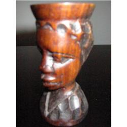 African wood candle holder! #2227365