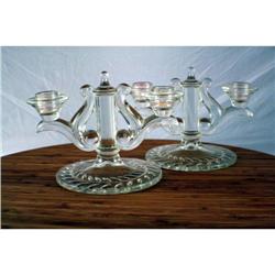 Depression Glass Candlesticks #2227370