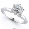 Image 1 : CERTIFIED Diamond Solitaire Ring 1.26 Carats F #2227375