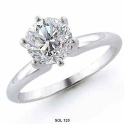 DIAMONDS Round Diamond Solitaire Ring #2227377