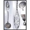 Image 1 : Antique sterling barley twist shell fancy spoon#2227409