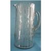 Image 1 : Etched Glass Water Pitcher-circa 1930's #2227472