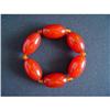Image 1 : chinese fine agate olive figure Bracelet  #2227583