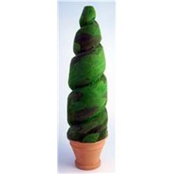 Topiary, preserved bay leaf spiral #2227588