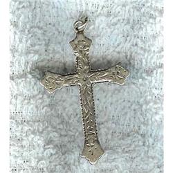 Cross. Sterling Silver Engraved Design #2227623