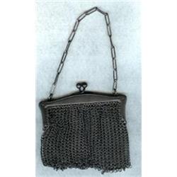 Purse. Victorian.Gunmetal.Mesh.Circa 1900. #2227633