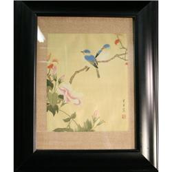Chinese painting cloth oriental asian floral #2175607