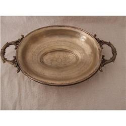 Antique hallmark dish silver 812  plate #2175680