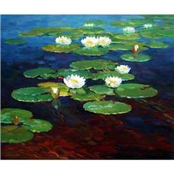 "Water-lilies" - Russian traditions school #2175768