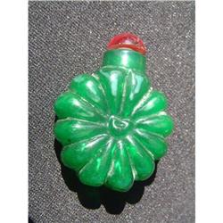 Green Peking glass snuff bottle  #2176305