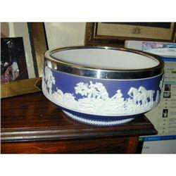 Dark Blue Adams Jasperware Bowl ..  #2176413