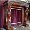 Image 1 : LION ARCHITECTURAL GOTHIC FIREPLACE MANTLE #2176580