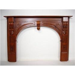 ANTIQUE ESTATE VICTORIAN FIREPLACE MANTLE #2176591