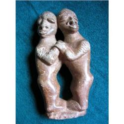 Ancient  Stone sculpture of a Couple from Dan #2176637