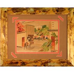 "EL Paso" by A. Laughlin watercolor painting #2188922