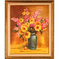 Vase of Springtime flowers painting Loughrey #2188934