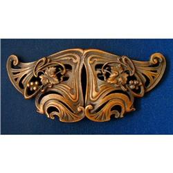 ANTIQUE ART NOUVEAU BRONZE BUCKLE #2189043