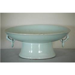 Chinese Celadon Porcelain Fruit Tray  #2189058