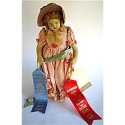 Doll Magis Felt Italy Straw Lenci Type Mouse #2189069