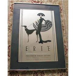 Erte Signed Poster 1980 Symphony #2189087