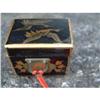 Image 1 : Japanese lacquered wood box with maki-e #2189332