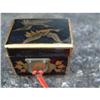 Image 1 : Japanese lacquered wood box with maki-e #2189332