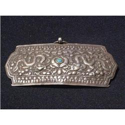 18th.-19th. century largeTibetan silver belt #2189362