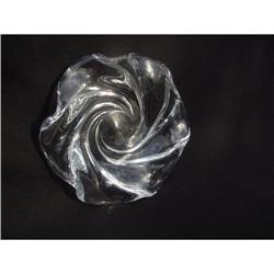 Orrefors crystal dish with twirl design #2189594