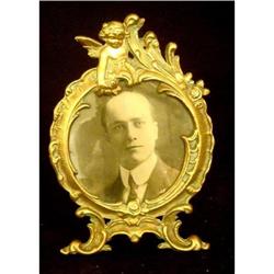 Antique Bronze Rococo Picture Frame #2189804