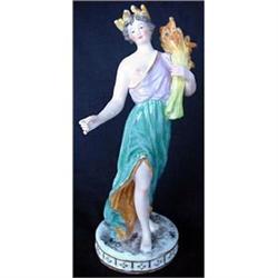 19C CAPODIMONTE MEISSEN STYLE  SUMMER FIGURE #2189885