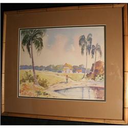 Wartercolor colored pencil Hirsch waterside #2205668