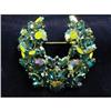 Image 1 : Sherman Sea Blue Aurora Borealis Brooch #2205742