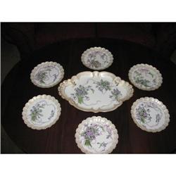 HAVILAND LIMOGES ICE CREAM SET #2205870