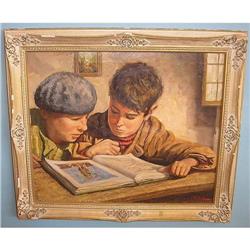 ORIGINAL OIL PAINTING ON CANVAS BY ERNANI #2205984