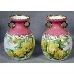 Pair Minton Porcelain Vases  (c1890) #2206003