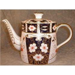 IMARI Royal CROWN Derby TEA Pot - DUESBURY - #2206030