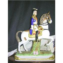 Sitzendorff Mounted Figure of Marshal Soult #2206323